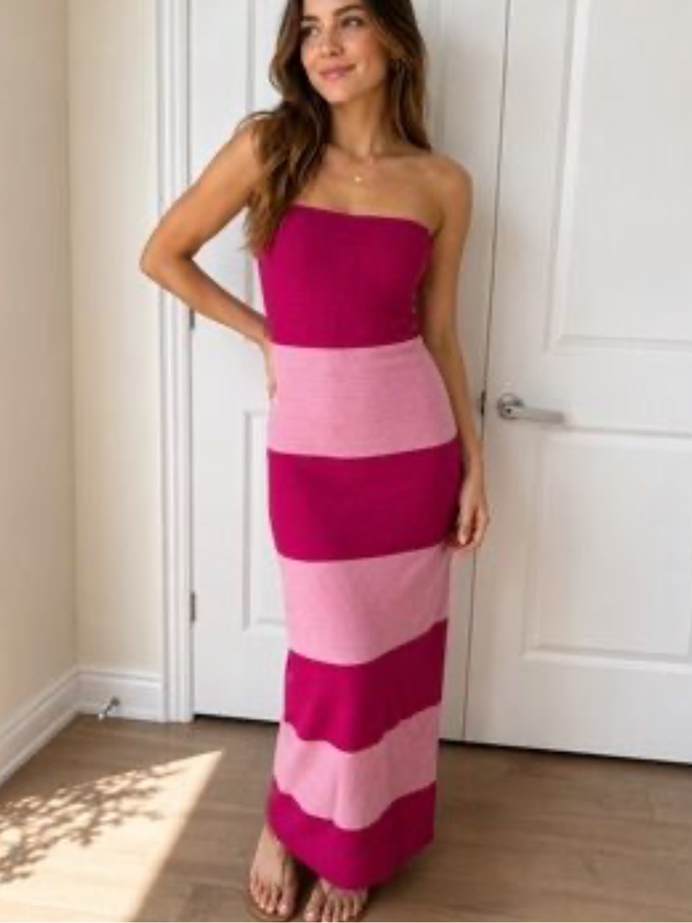 393. NWT HOUSE OF HARLOW MAXI TUBE DRESS